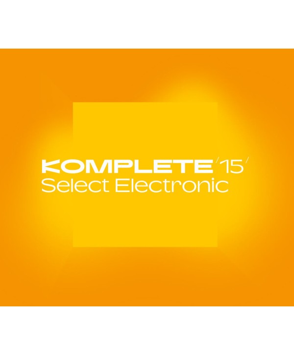 Native Instruments Complete 15 Select Electronic /MAC Key GLOBAL